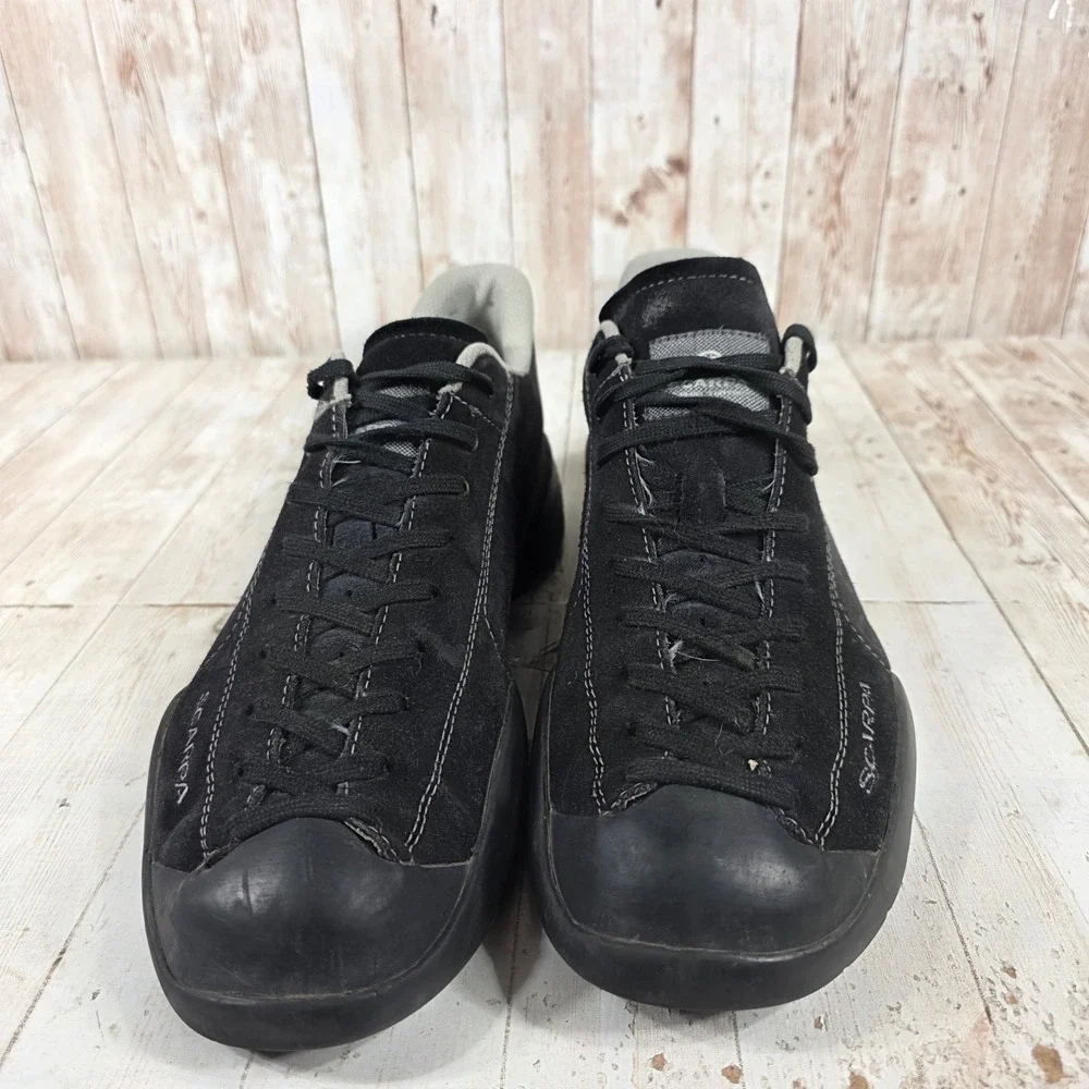 Scarpa Mojito Mens Black Suede Approach Hiking Shoes Vibram EU 46 US
